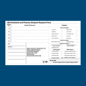 AD analysis request form