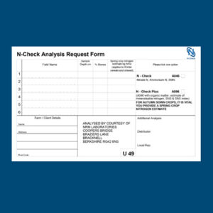 N-Check analysis request form