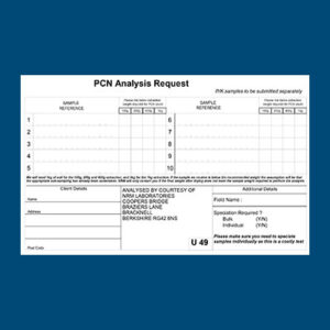 PCN analysis request form