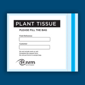 plant tissue sample bag