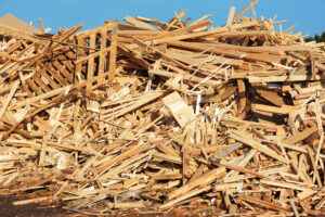 Wood waste legislation pile