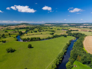PFAS explained UK farm with winding river